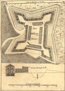 FortWilliamHenry1765Plan